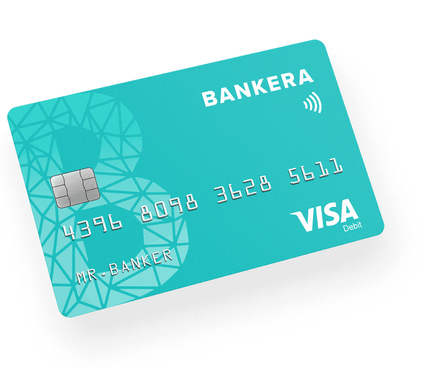 Дебетовая карта Bankera Visa