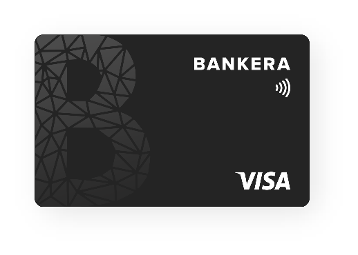 بطاقة الحساب التجاري Bankera Visa